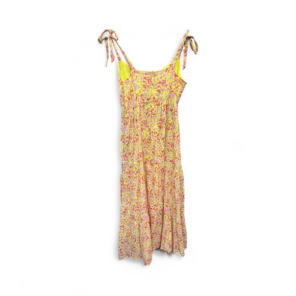 Banjanan Floral Cut Out Long Dress Size Small - Picture 3 of 8